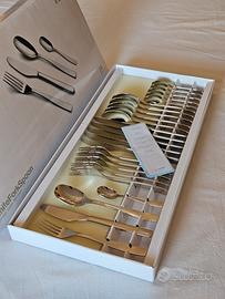 Set posate Alessi KnifeForkSpoon  24 pezzi 