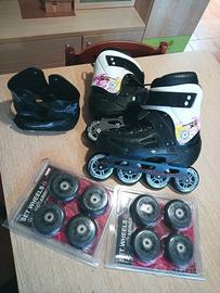 Pattini in linea (marca Rollerblade) tg. 40,5