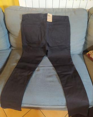 jeans kyabi skinny fit neri nuovi taglia 46
