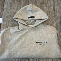 felpa essentials grigia