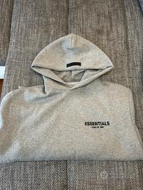 felpa essentials grigia