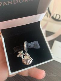 Pandora Charm Stella marina tropicale e conchiglia