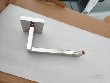 porta carta igienica acciaio lucido 