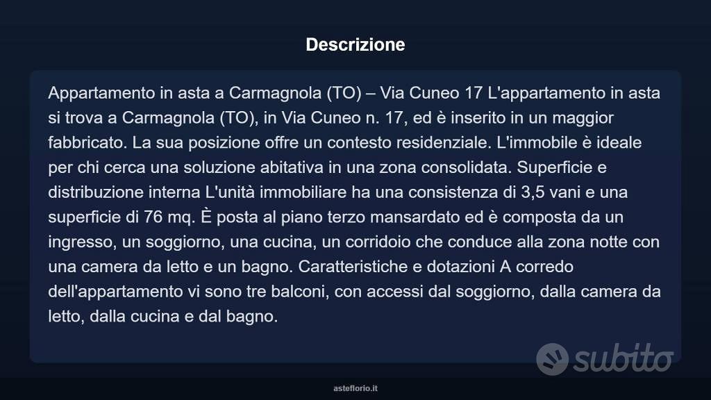 Appartamento – Carmagnola, San Giovanni - Vista 3