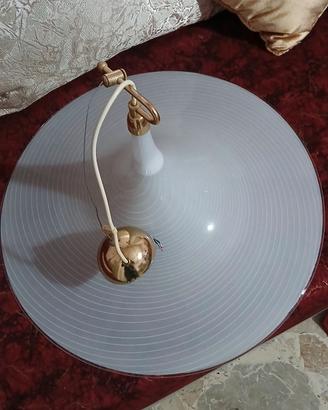 lampada a sospensione in  vetro di murano xl