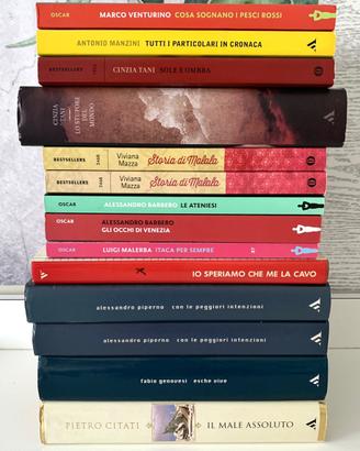 14 libri di autori italiani edizioni Mondadori