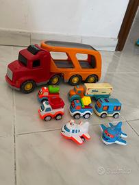 Camion bisarca auto trasportatore