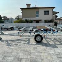 Rimorchio porta barca o gommone 1300Kg complessivi