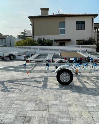 Rimorchio porta barca o gommone 1300Kg complessivi