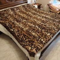 Coperta vero pelliccia lapin francese