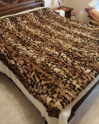 Coperta vero pelliccia lapin francese