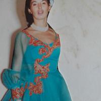 Abito da ballo anni 60 in tulle e ricami