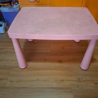 Tavolino Cameretta Bianco Bambina