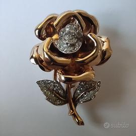 Spilla vintage Trifari “Rose” by Alfred Philippe