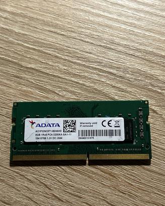 RAM Adata 8 GB - PC4 - Ddr4 - 3200 MHz - (RAM27)