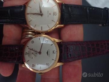 2 orologi, Longines e zenith io oro 18