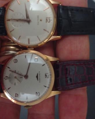 2 orologi, Longines e zenith io oro 18