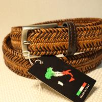 Cintura uomo vero cuoio intrecciato Art.002
