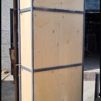 Vetrina  con vetro blindato