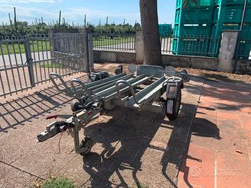 Carrello Portamoto 3 Posti Cresci Rimorchi TM6