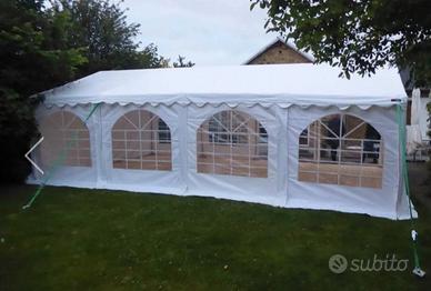GAZEBO 5X8 PVC IGNIFUGO impermeabile con Laterali 