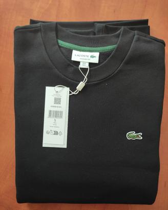 Felpa Lacoste uomo tg 5/L colore nero 