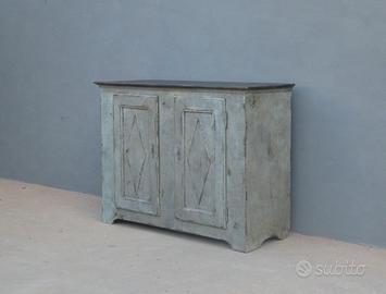 Antica credenza mobile 2 ante laccata Shabby Chic