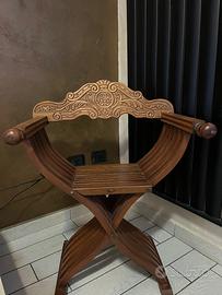 Sedia savonarola anni 50