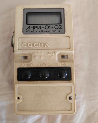 Contatore  GEIGER  ANRI 01-02  Russo