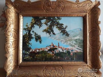 Veduta di Vietri di Maria Izzo olio su tavola