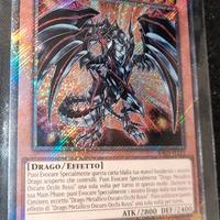 Drago metallico oscuro occhi rossi - platinum secr