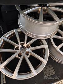 Cerchi originali Audi e gomme uniroyal