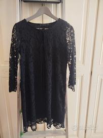 Vestito nero in pizzo Zara taglia S