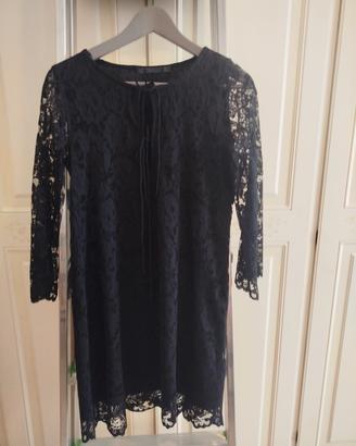 Vestito nero in pizzo Zara taglia S