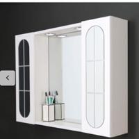 Mobiletto bagno, specchio con ante
