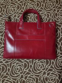 Piquadro - Exp. Slim Briefcase Blue Square 15.6 