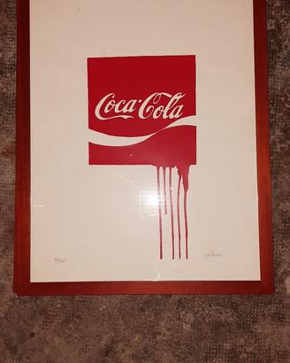 Quadro logo  “Coca Cola” artista Garbaccio