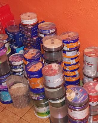 Stock CD-R e DVD-R vergini + custodie