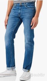 Lee Jeans Dritto Uomo 28W 34L pantalone ragazzo 42