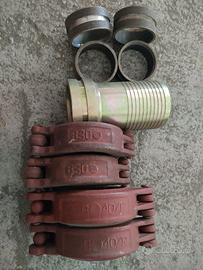 Giunti Victaulic a leva diam. 90 e 108 mm, 4 pezzi