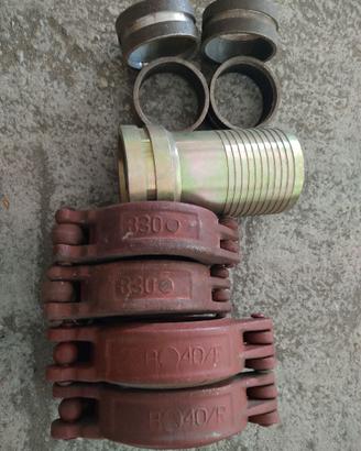 Giunti Victaulic a leva diam. 90 e 108 mm, 4 pezzi