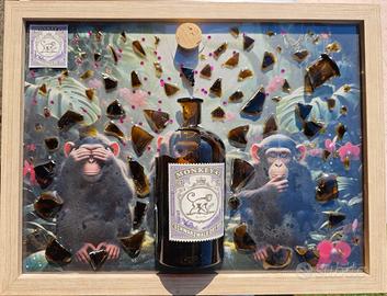 QUADRO VINTAGE BOTTIGLIA GIN