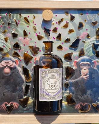 QUADRO VINTAGE BOTTIGLIA GIN