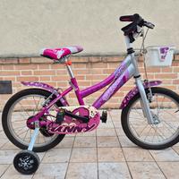 Bici bimba con rotelle