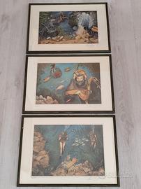 Quadri disegnati a mano 