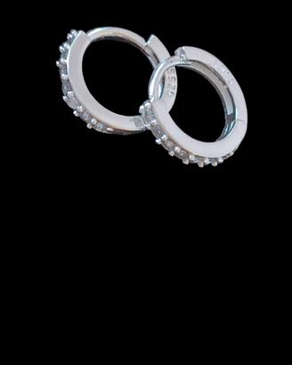 orecchini in argento con zirconi 