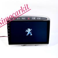 Autoradio car tablet android 12 per peugeot 308