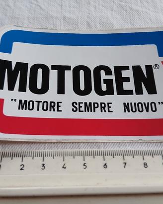 Motogen adesivo pubblicitario 