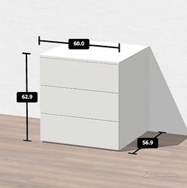 Mobile BESTA IKEA con cassetti