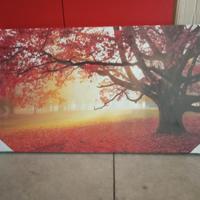 SCENA AUTUNNALE SU CANVAS ANCORA IMBALLATO